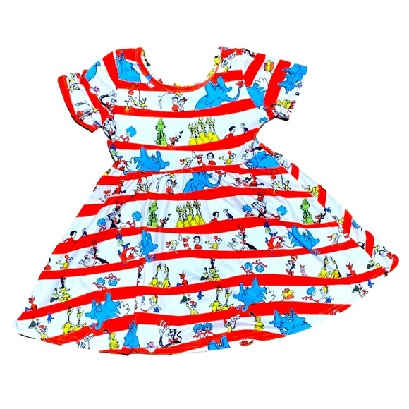 NWOT Dr. Seuss Character Twirl Dress - Picture 3 of 3